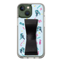 Slim Protection Case - STAND & RING RIBBON Black［ HATSUNE MIKU - Ribbon - Instrumental - Blue ］