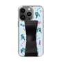 Slim Protection Case - STAND & RING RIBBON Black［ HATSUNE MIKU - Ribbon - Instrumental - Blue ］