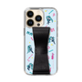 Slim Protection Case - STAND & RING RIBBON Black［ HATSUNE MIKU - Ribbon - Instrumental - Blue ］