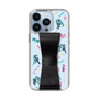 Slim Protection Case - STAND & RING RIBBON Black［ HATSUNE MIKU - Ribbon - Instrumental - Blue ］