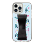 Slim Protection Case - STAND & RING RIBBON Black［ HATSUNE MIKU - Ribbon - Instrumental - Blue ］