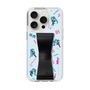 Slim Protection Case - STAND & RING RIBBON Black［ HATSUNE MIKU - Ribbon - Instrumental - Blue ］
