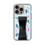 Slim Protection Case - STAND & RING RIBBON Black［ HATSUNE MIKU - Ribbon - Instrumental - Blue ］