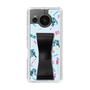 Slim Protection Case - STAND & RING RIBBON Black［ HATSUNE MIKU - Ribbon - Instrumental - Blue ］
