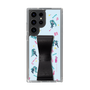 Slim Protection Case - STAND & RING RIBBON Black［ HATSUNE MIKU - Ribbon - Instrumental - Blue ］