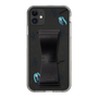 Slim Protection Case - STAND & RING RIBBON Black［ HATSUNE MIKU - Ribbon - Instrumental - Monochrome ］
