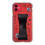 Slim Protection Case - STAND & RING RIBBON Black［ HATSUNE MIKU - Ribbon - Instrumental - Monochrome ］