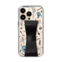 Slim Protection Case - STAND & RING RIBBON Black［ HATSUNE MIKU - Ribbon - Instrumental - Monochrome ］