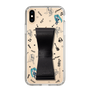 Slim Protection Case - STAND & RING RIBBON Black［ HATSUNE MIKU - Ribbon - Instrumental - Monochrome ］