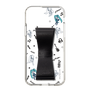 Slim Protection Case - STAND & RING RIBBON Black［ HATSUNE MIKU - Ribbon - Instrumental - Monochrome ］