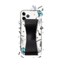 Slim Protection Case - STAND & RING RIBBON Black［ HATSUNE MIKU - Ribbon - Instrumental - Monochrome ］