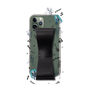 Slim Protection Case - STAND & RING RIBBON Black［ HATSUNE MIKU - Ribbon - Instrumental - Monochrome ］