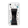 Slim Protection Case - STAND & RING RIBBON Black［ HATSUNE MIKU - Ribbon - Instrumental - Monochrome ］
