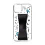 Slim Protection Case - STAND & RING RIBBON Black［ HATSUNE MIKU - Ribbon - Instrumental - Monochrome ］