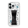 Slim Protection Case - STAND & RING RIBBON Black［ HATSUNE MIKU - Ribbon - Instrumental - Monochrome ］