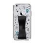 Slim Protection Case - STAND & RING RIBBON Black［ HATSUNE MIKU - Ribbon - Instrumental - Monochrome ］