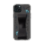 Slim Protection Case - STAND & RING RIBBON Black［ HATSUNE MIKU - Ribbon - Instrumental - Monochrome ］