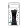 Slim Protection Case - STAND & RING RIBBON Black［ HATSUNE MIKU - Ribbon - Instrumental - Monochrome ］
