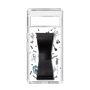 Slim Protection Case - STAND & RING RIBBON Black［ HATSUNE MIKU - Ribbon - Instrumental - Monochrome ］