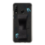 Slim Protection Case - STAND & RING RIBBON Black［ HATSUNE MIKU - Ribbon - Instrumental - Monochrome ］