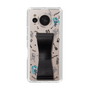 Slim Protection Case - STAND & RING RIBBON Black［ HATSUNE MIKU - Ribbon - Instrumental - Monochrome ］