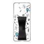 Slim Protection Case - STAND & RING RIBBON Black［ HATSUNE MIKU - Ribbon - Instrumental - Monochrome ］