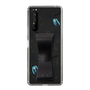 Slim Protection Case - STAND & RING RIBBON Black［ HATSUNE MIKU - Ribbon - Instrumental - Monochrome ］
