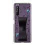 Slim Protection Case - STAND & RING RIBBON Black［ HATSUNE MIKU - Ribbon - Instrumental - Monochrome ］