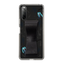 Slim Protection Case - STAND & RING RIBBON Black［ HATSUNE MIKU - Ribbon - Instrumental - Monochrome ］