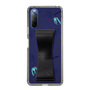 Slim Protection Case - STAND & RING RIBBON Black［ HATSUNE MIKU - Ribbon - Instrumental - Monochrome ］