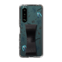 Slim Protection Case - STAND & RING RIBBON Black［ HATSUNE MIKU - Ribbon - Instrumental - Monochrome ］