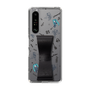 Slim Protection Case - STAND & RING RIBBON Black［ HATSUNE MIKU - Ribbon - Instrumental - Monochrome ］