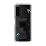 Slim Protection Case - STAND & RING RIBBON Black［ HATSUNE MIKU - Ribbon - Instrumental - Monochrome ］