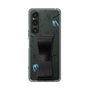 Slim Protection Case - STAND & RING RIBBON Black［ HATSUNE MIKU - Ribbon - Instrumental - Monochrome ］