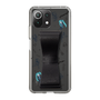 Slim Protection Case - STAND & RING RIBBON Black［ HATSUNE MIKU - Ribbon - Instrumental - Monochrome ］