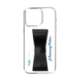 Slim Protection Case - STAND & RING RIBBON Black［ HATSUNE MIKU - Ribbon - Logo ］