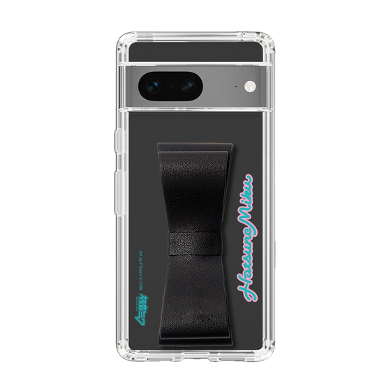 Slim Protection Case - STAND & RING RIBBON Black［ HATSUNE MIKU - Ribbon - Logo ］