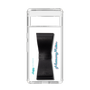 Slim Protection Case - STAND & RING RIBBON Black［ HATSUNE MIKU - Ribbon - Logo ］