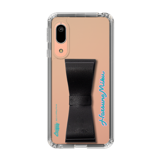 Slim Protection Case - STAND & RING RIBBON Black［ HATSUNE MIKU - Ribbon - Logo ］
