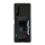 Slim Protection Case - STAND & RING RIBBON Black［ HATSUNE MIKU - Ribbon - Logo ］