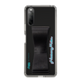 Slim Protection Case - STAND & RING RIBBON Black［ HATSUNE MIKU - Ribbon - Logo ］