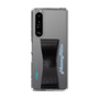 Slim Protection Case - STAND & RING RIBBON Black［ HATSUNE MIKU - Ribbon - Logo ］