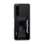 Slim Protection Case - STAND & RING RIBBON Black［ HATSUNE MIKU - Ribbon - Logo ］