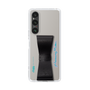 Slim Protection Case - STAND & RING RIBBON Black［ HATSUNE MIKU - Ribbon - Logo ］