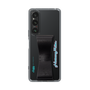 Slim Protection Case - STAND & RING RIBBON Black［ HATSUNE MIKU - Ribbon - Logo ］