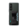 Slim Protection Case - STAND & RING RIBBON Black［ HATSUNE MIKU - Ribbon - Logo ］