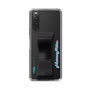 Slim Protection Case - STAND & RING RIBBON Black［ HATSUNE MIKU - Ribbon - Logo ］