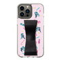 Slim Protection Case - STAND & RING RIBBON Black［ HATSUNE MIKU - Ribbon - Instrumental - Pink ］