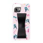 Slim Protection Case - STAND & RING RIBBON Black［ HATSUNE MIKU - Ribbon - Instrumental - Pink ］