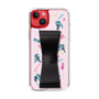 Slim Protection Case - STAND & RING RIBBON Black［ HATSUNE MIKU - Ribbon - Instrumental - Pink ］